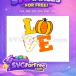 Free Yellow Love Free Pumpkin Fall Thanksgiving Quotes Free SVG - Instant Download