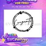 Free Black Celestial Frame Free Script Congrats Achievement Free SVG - Instant Download