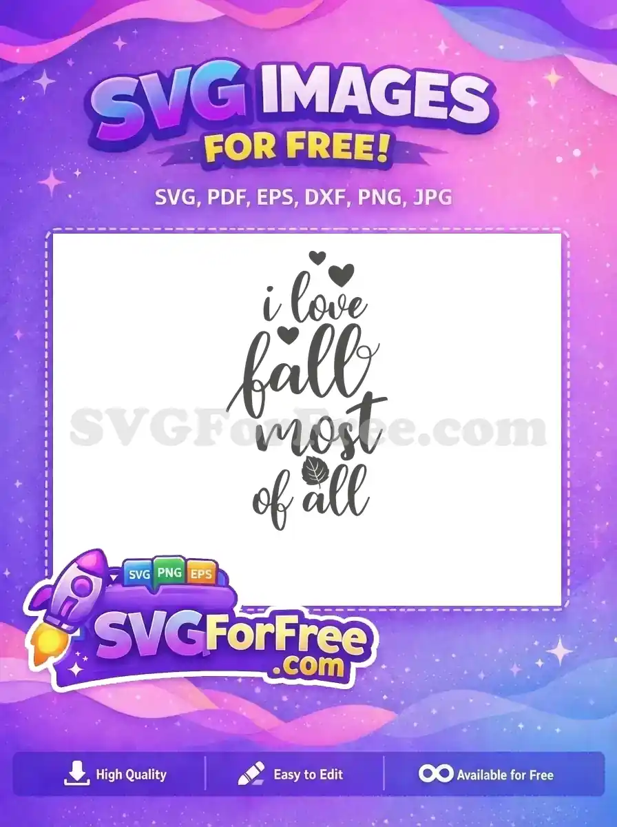 Free Autumn Hearts Free Script Leaf Fall Thanksgiving Quotes Free SVG