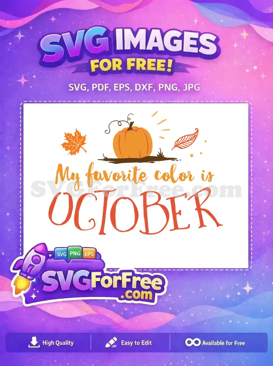 Free Orange Pumpkin Free Autumn Leaves Fall Thanksgiving Quote Free SVG