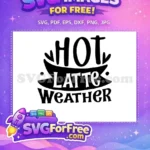 Free Bold Black Text Free Cozy Autumn Design Fall Thanksgiving Free SVG - Instant Download