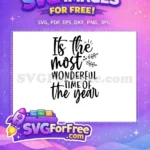 Free Elegant Calligraphy Free Berries Leaves Christmas Quote Free SVG - Instant Download