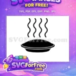 Free Warm Steaming Dish Free Delicious Holiday Thanksgiving Free SVG - Instant Download