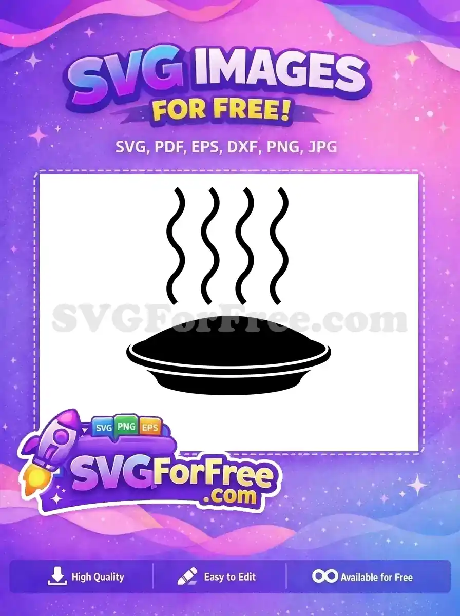 Free Warm Steaming Dish Free Delicious Holiday Thanksgiving Free SVG