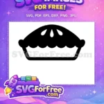 Free Black Pie Free Vented Crust Fall Thanksgiving Quotes Free SVG - Instant Download