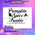 Free Pumpkin Spice Free Fall Acorn Berries Quote Free SVG - Instant Download