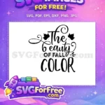 Free Beauty Free Leaves Fall Thanksgiving Quotes Free SVG - Instant Download