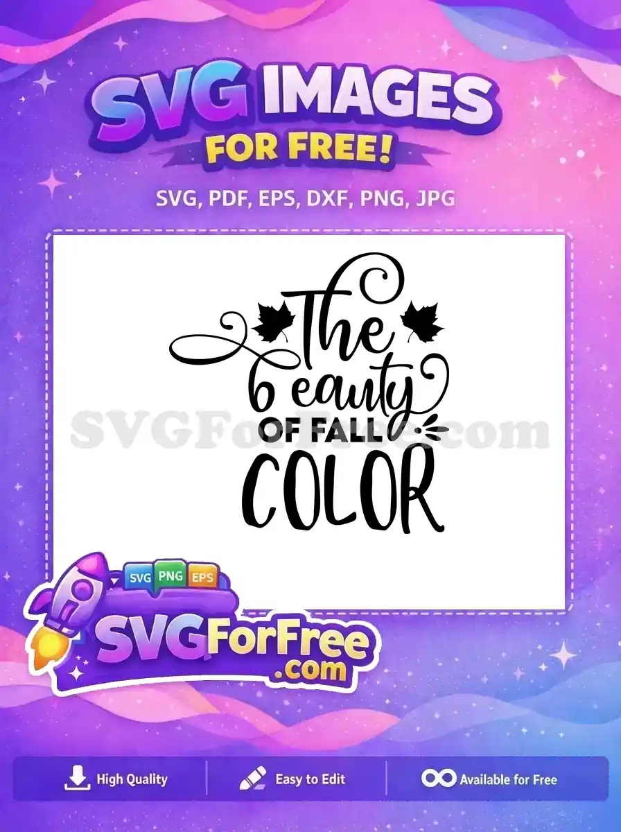 Free Beauty Free Leaves Fall Thanksgiving Quotes Free SVG