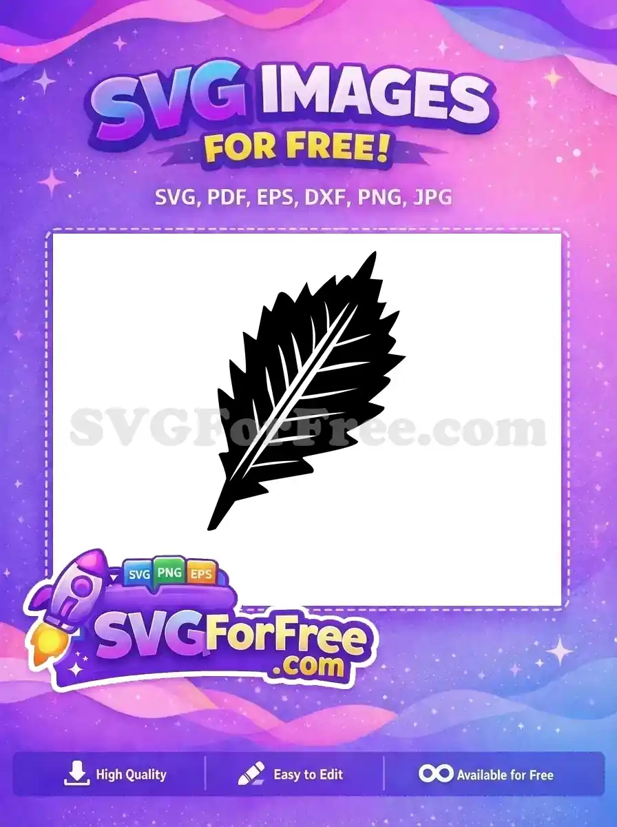 Free Black Leaf Free Fall Silhouette Thanksgiving Quote Free SVG