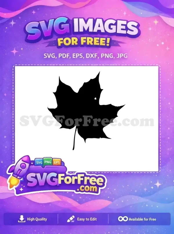 Free Maple Leaf Silhouette Free Fall Thanksgiving Free SVG
