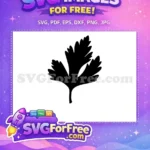 Free Black Leaf Silhouette Free Autumn Harvest Thanksgiving Quotes Free SVG - Instant Download