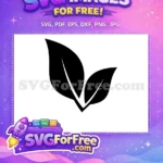 Free Simple Black Leaves Free Autumn Foliage Fall Thanksgiving Quotes Free SVG - Instant Download