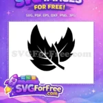 Free Black Leaves Free Autumn Design Thanksgiving Quotes Free SVG - Instant Download