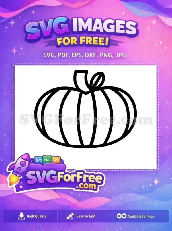 Free Simple Pumpkin Free Autumn Harvest Thanksgiving Quotes Free SVG 1