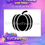 Free Black Pumpkin Outline Free Fall Thanksgiving Quotes Free SVG - Instant Download
