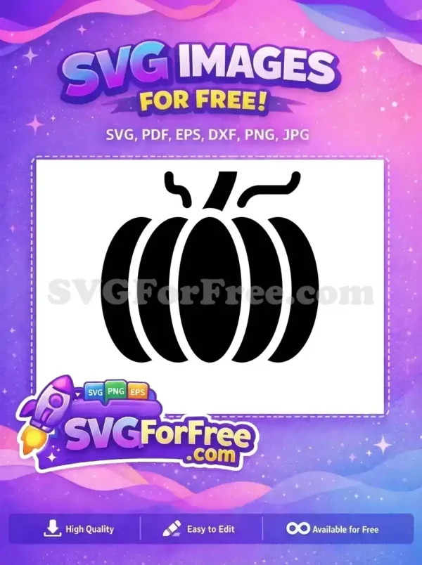 Free Black Pumpkin Free Harvest Decor Fall Thanksgiving Quotes Free SVG