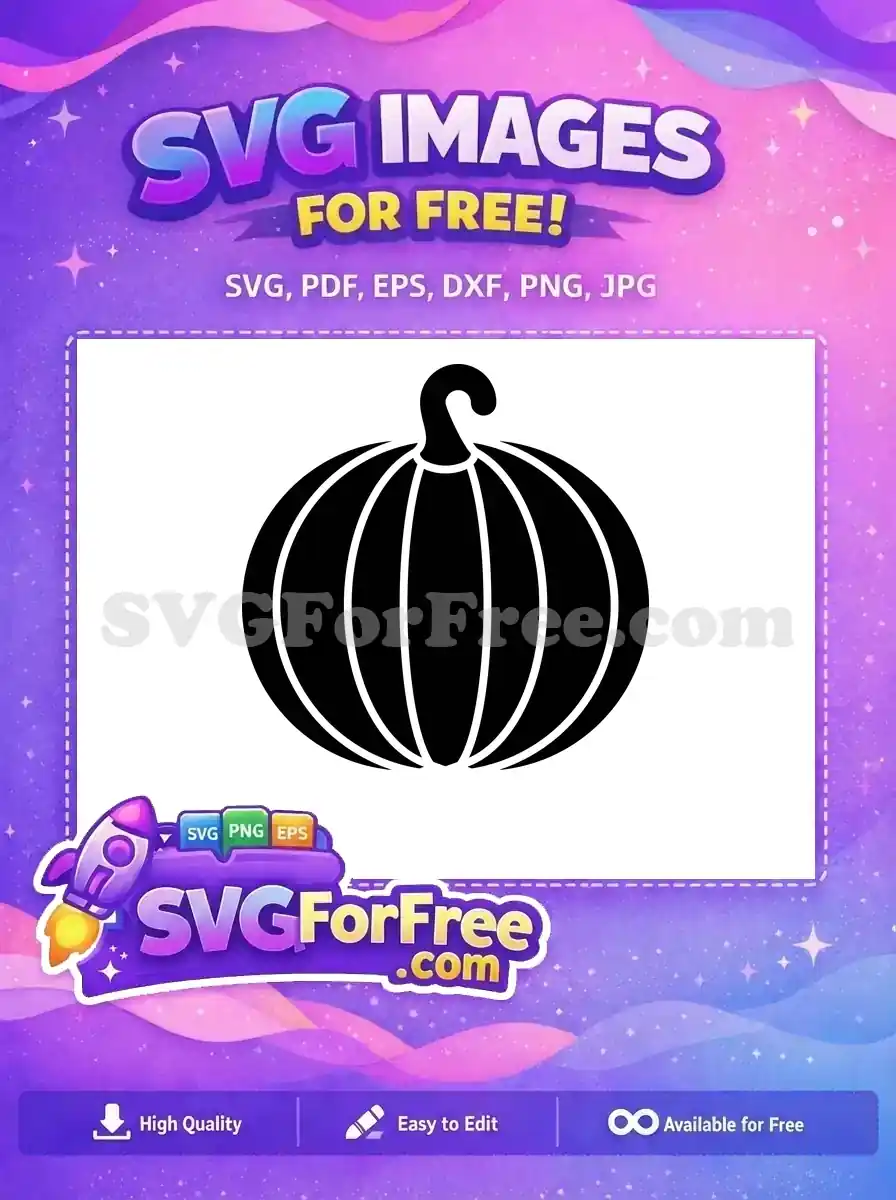 Free Black Pumpkin Silhouette Free Classic Fall Thanksgiving Quotes Free SVG