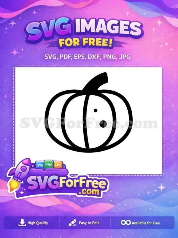 Free Black Outline Pumpkin Free Autumn Festival Fall Thanksgiving Quotes Free SVG