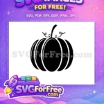 Free Classic Black Pumpkin Free Fall Thanksgiving Harvest Quotes Free SVG - Instant Download