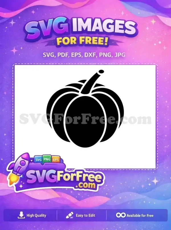 Free Black Pumpkin Free Autumn Decor Fall Thanksgiving Quotes Free SVG