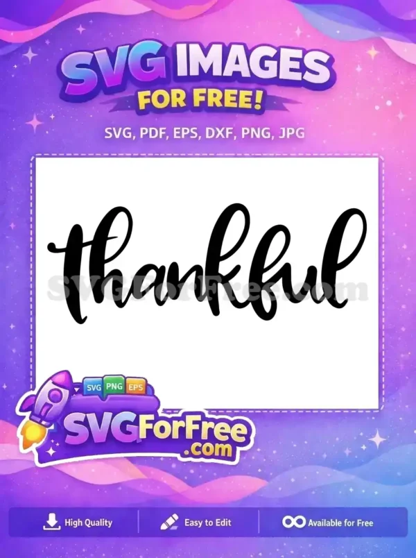 Free Black Script Font Free Elegant Calligraphy Fall Thanksgiving Quotes Free SVG