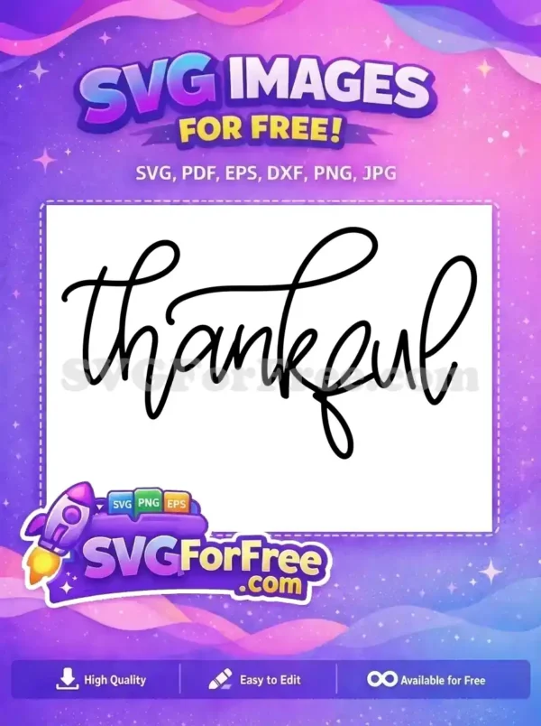 Free Thankful Script Free Autumn Quote Fall Thanksgiving Quotes Free SVG