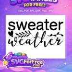 Free Black Free Leaves Fall Thanksgiving Quotes Free SVG - Instant Download