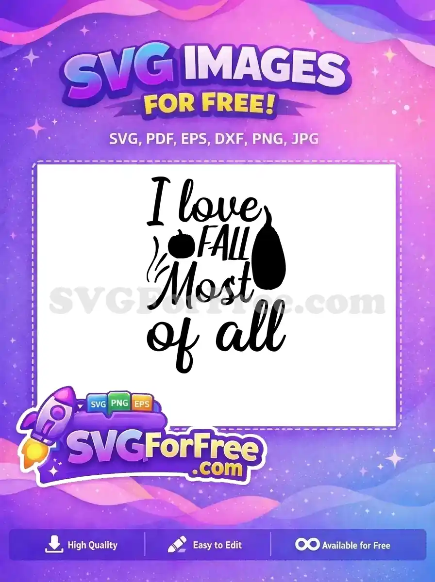 Free Scripted Free Pumpkins Thanksgiving Fall Quote Free SVG