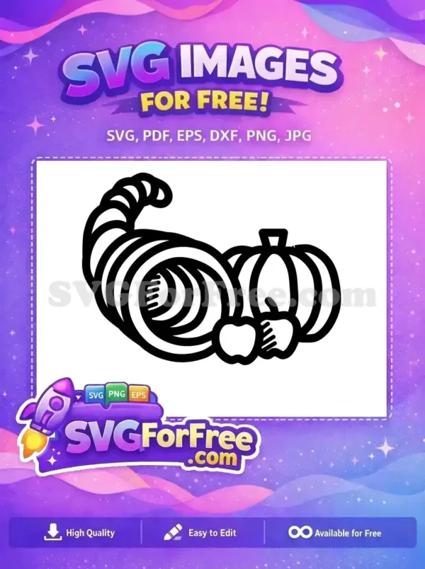 Free Cornucopia Outline Free Pumpkin Apples Fall Thanksgiving Free SVG Free Cornucopia Outline Free Pumpkin Apples Fall Thanksgiving Free SVG
