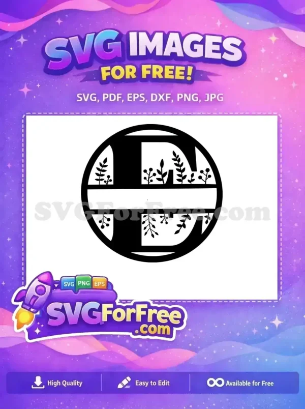 Free Initial Letter Free Family Monogram Design Free SVG