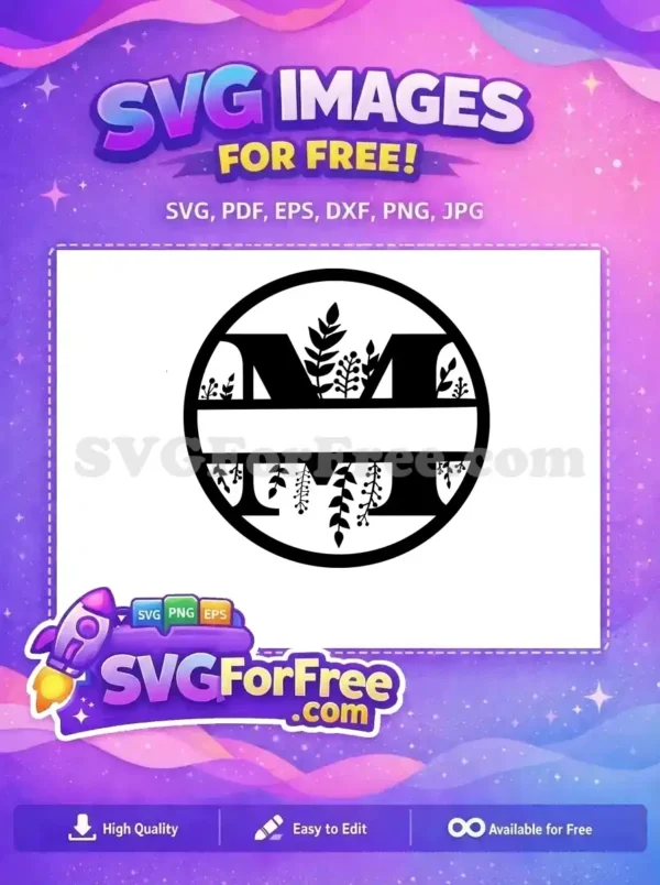 Free Customizable Name Free Family Monogram Personalized Design Free SVG