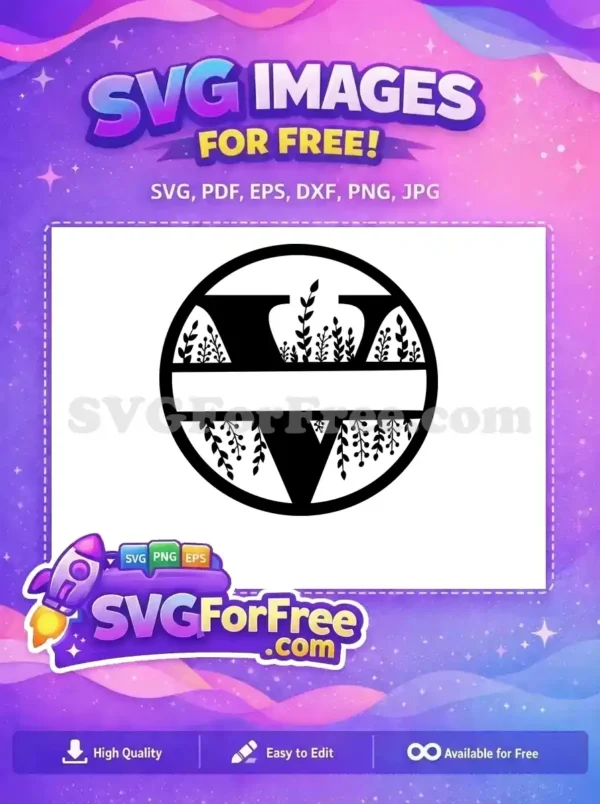 Free Personalized Initial Free Family Monogram Design Free SVG