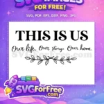 Free Script Free Monogram This Is Us Free SVG - Instant Download