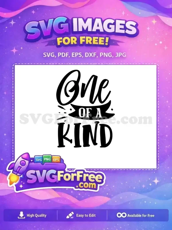 Free One Kind Free Script Banner Design Family Quotes Free SVG
