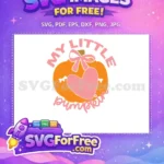 Free Pink Free Heart My Little Pumpkin Quote Free SVG - Instant Download