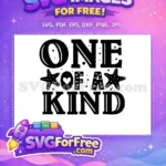 Free black Free starfish One Of A Kind Free SVG - Instant Download