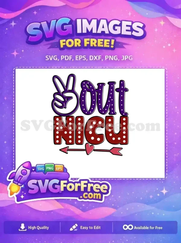 Free Purple Peace Free Maroon NICU Family Quotes Free SVG