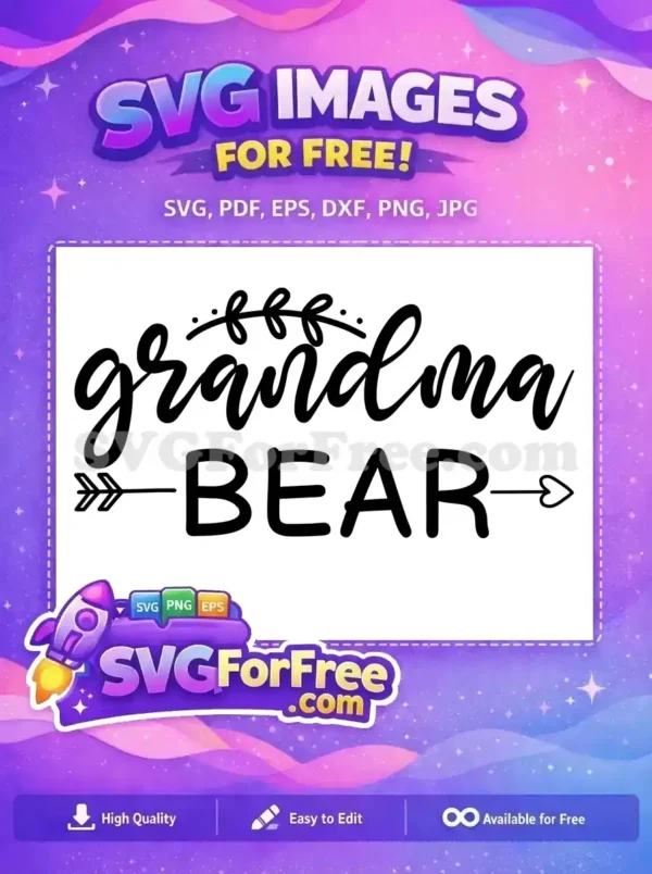Free Black Script Grandma Free Heart Arrow Bear Quote Family Quotes Free SVG Free Black Script Grandma Free Heart Arrow Bear Quote Family Quotes Free SVG