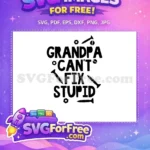 Free Grandpa funny quote Free mechanic tools design Family Quotes Free SVG - Instant Download