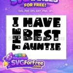 Free Heart Text Free Auntie Love Family Quotes Free SVG - Instant Download