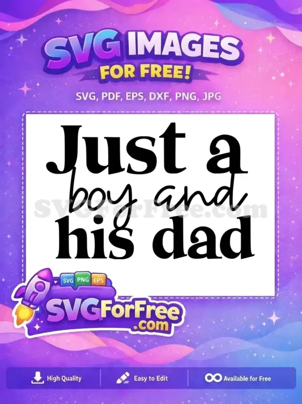 Free black Free father son Family Quotes SVG Free SVG