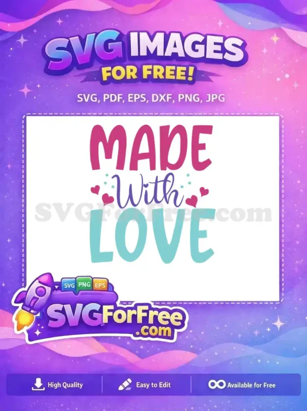 Free Pink Made Free Love Hearts Family Quote Free SVG Free Pink Made Free Love Hearts Family Quote Free SVG