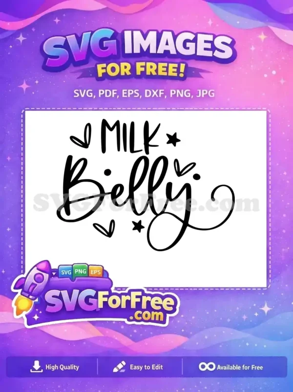 Free Milk Billy Free Cute Stars Hearts Family Quotes Free SVG Free Milk Billy Free Cute Stars Hearts Family Quotes Free SVG