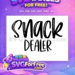 Free Bubbly Black Font Free Snack Dealer Quote Family Quotes Free SVG - Instant Download