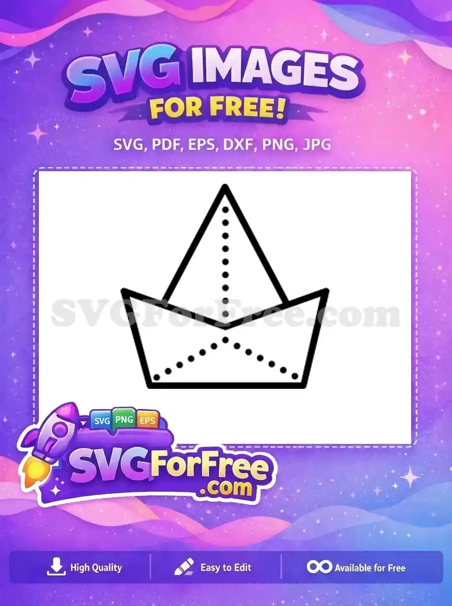 Free dotted baby crown Free simple celebration accessory newborn party icon Free SVG