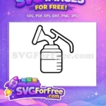 Free Breast Pump Free Baby Feeding Baby Icons Free SVG - Instant Download