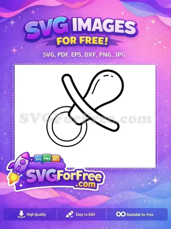 Free Simple Pacifier Free Baby Soother Family Icon Free SVG Free Simple Pacifier Free Baby Soother Family Icon Free SVG