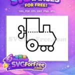 Free Adorable Baby Train Free Propeller Outline Family Icon Free SVG - Instant Download
