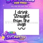 Free Jugs Quote Free Booby Design Family Humor Free SVG - Instant Download