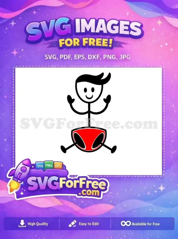 Free Smiling Boy Free Red Undies Family Quotes Free SVG